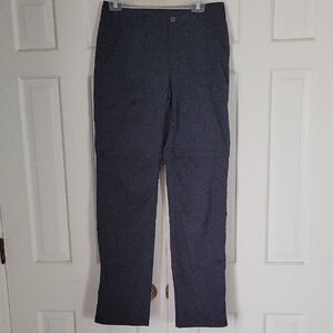 Columbia Womens Omni-Shield Dark Gray Convertable Pants Sz 8 Long